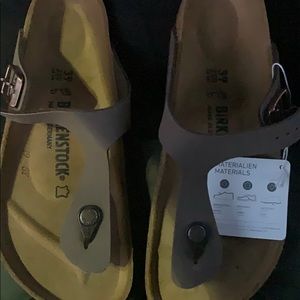 brand new tag on birkenstock’s